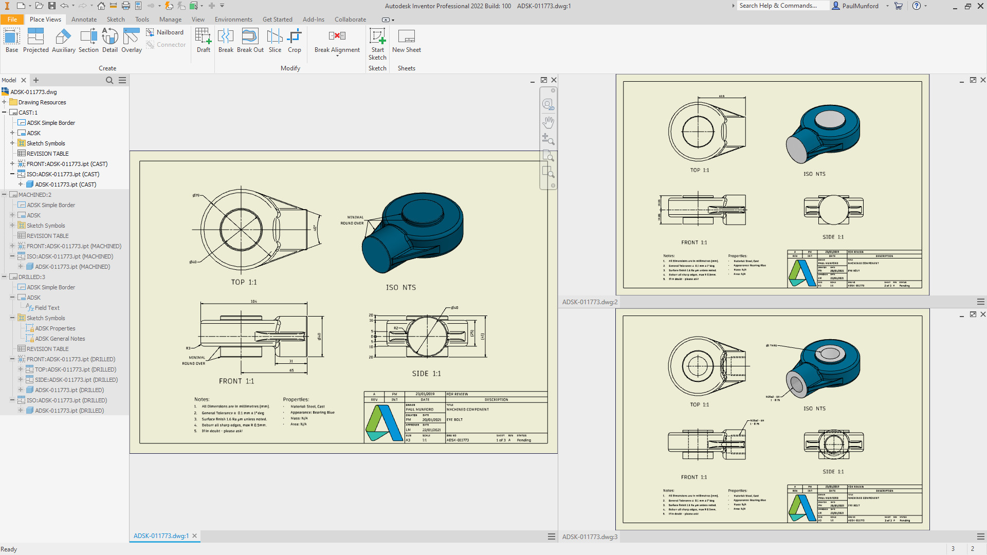 CAD Modeling Example